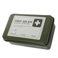 General Purpose Waterproof Olive Drab Military First Aid Kit w/Adapted